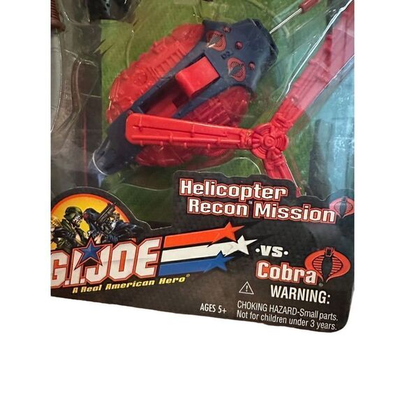 Hasbro 2002 G.I. Joe Vs Cobra Helicopter Recon Mission New In Box Y2K - Picture 4 of 8